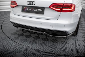 Rear Splitter (with vertical bars) Audi A4 Competition B8 Facelift