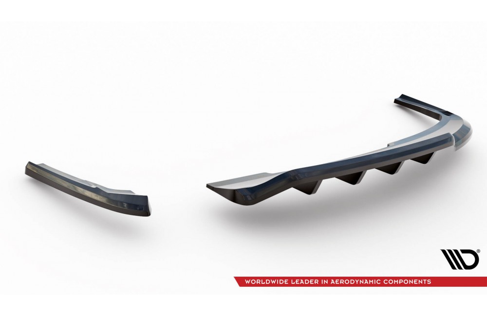 Rear Splitter (with vertical bars) Audi A4 Competition B8 Facelift