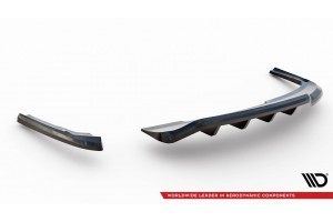 Rear Splitter (with vertical bars) Audi A4 Competition B8 Facelift