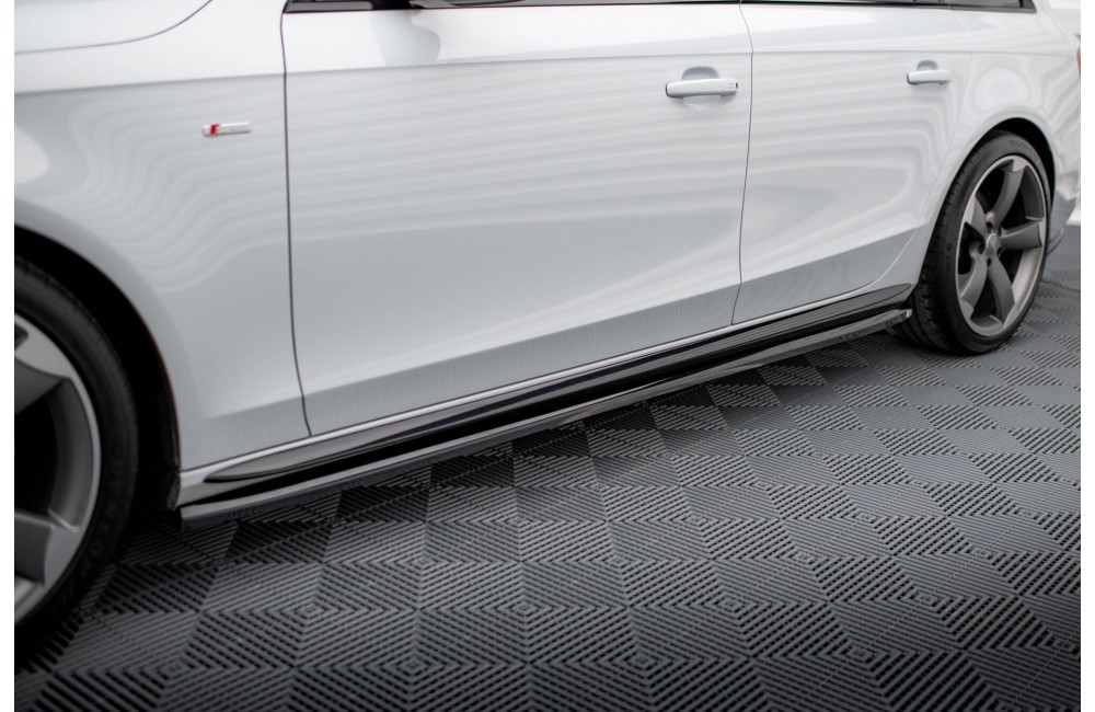 Side Skirts Diffusers V.3 Audi A4 / A4 S-Line / S4 B8