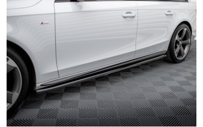 Side Skirts Diffusers V.3 Audi A4 / A4 S-Line / S4 B8 