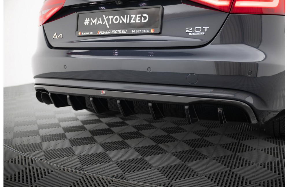 Rear Valance Audi A4 B8 Facelift (Single side dual exhaust version)