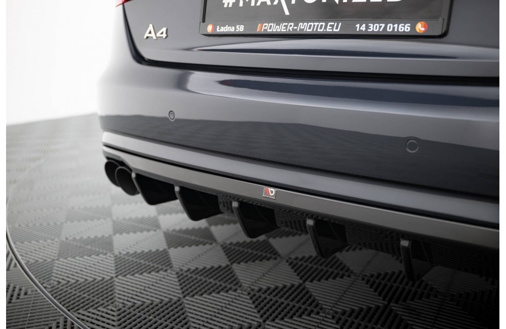 Rear Valance Audi A4 B8 Facelift (Version with dual exhausts on both sides)