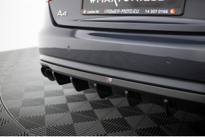 Rear Valance Audi A4 B8 Facelift (Version with dual exhausts on both sides)