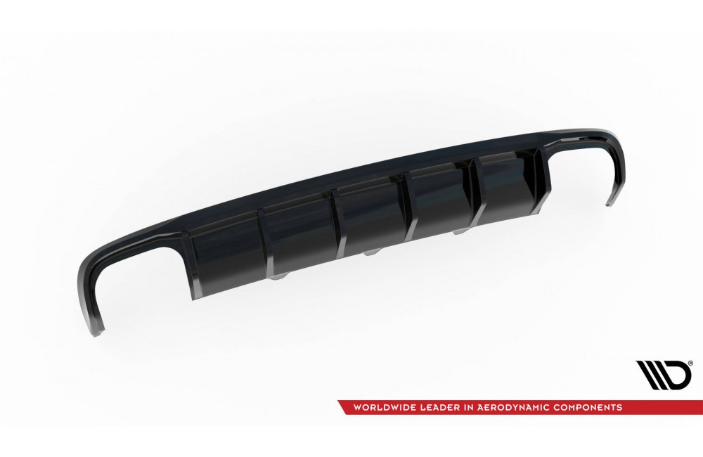 Rear Valance Audi A4 B8 Facelift (Version with dual exhausts on both sides)