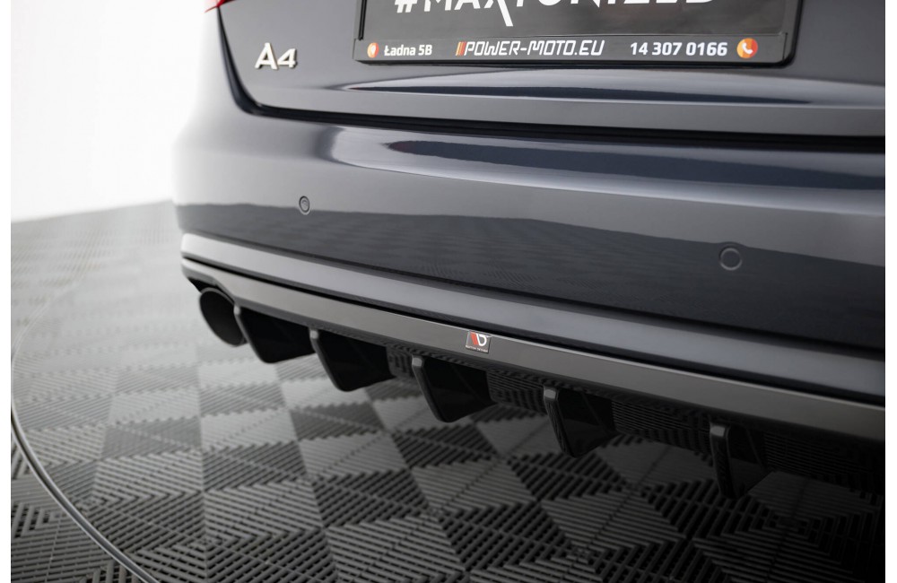 Rear Valance Audi A4 B8 Facelift (Version with single exhausts on both sides)