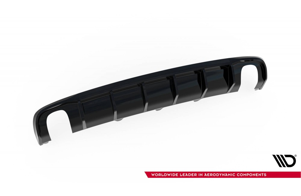 Rear Valance Audi A4 B8 Facelift (Version with single exhausts on both sides)