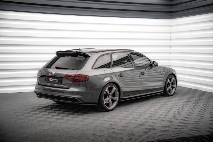Πίσω Πλευρικοί Splitters V.2 Audi A4 S-Line Avant B8 Facelift