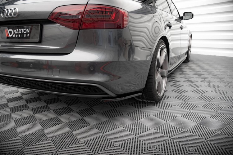 Πίσω Πλευρικοί Splitters V.2 Audi A4 S-Line Avant B8 Facelift