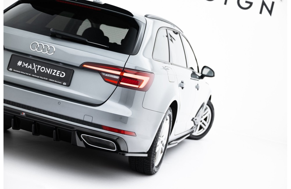 Rear Side Splitters Audi A4 / A4 S-Line / S4 Sedan / Avant B9