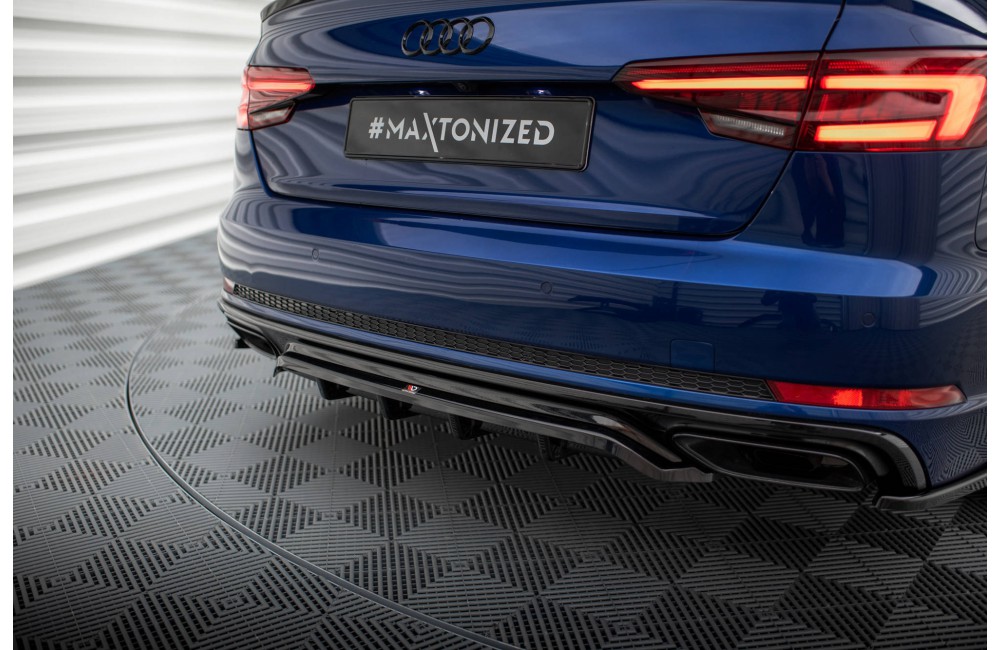 Rear Splitter (with vertical bars) Audi A4 Competition B9
