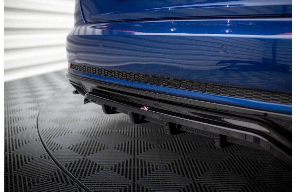 Rear Splitter (with vertical bars) Audi A4 Competition B9