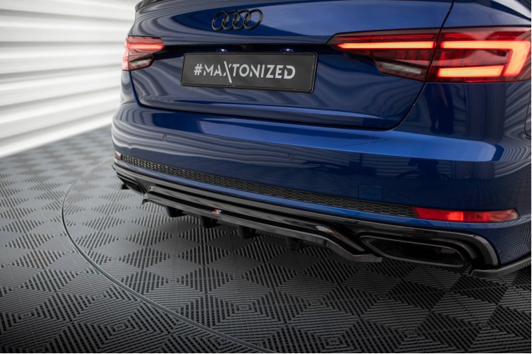 Rear Splitter (with vertical bars) Audi A4 Competition B9