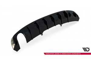 Rear Valance Audi A4 S-line B9 (Version with single exhaust tips on one side) - Version with single exhaust tips on one side
