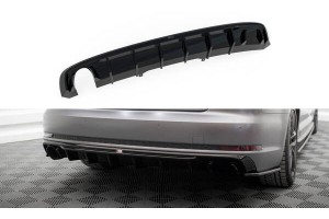 Rear Valance Audi A4 S-line B9 (Version with single exhaust tips on one side) - Version with single exhaust tips on one side