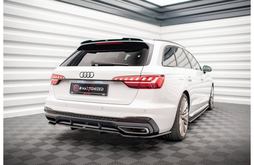 Rear Splitter (with vertical bars) V.1 Audi A4 S-Line B9 Facelift