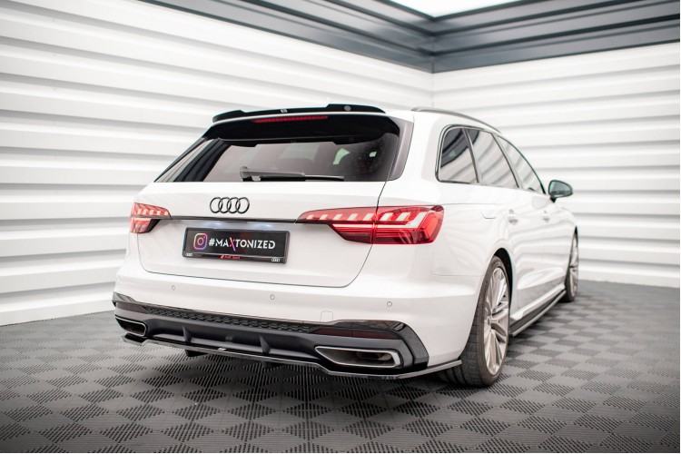 Πίσω Splitter (με κατακόρυφες ράβδους) V.1 Audi A4 S-Line B9 Facelift