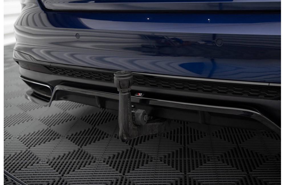 Rear Splitter (with vertical bars) V.2 Audi A4 S-Line B9 Facelift