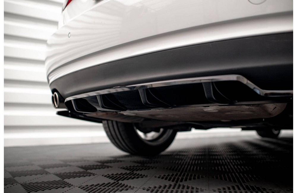 Rear Splitter (with vertical bars) Audi A5 Coupe 8T Facelift