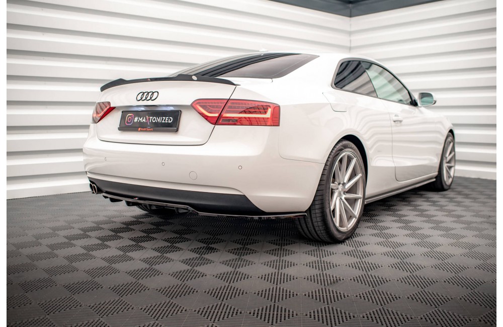 Rear Splitter (with vertical bars) Audi A5 Coupe 8T Facelift