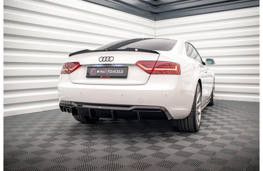 Rear Valance Audi A5 Sportback 8T Facelift  (Version with dual exhausts on one side)