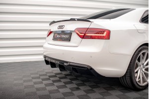 Rear Valance Audi A5 Sportback 8T Facelift  (Version with dual exhausts on one side)
