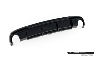 Rear Valance Audi A5 Sportback 8T Facelift (Version with single exhausts on both sides)