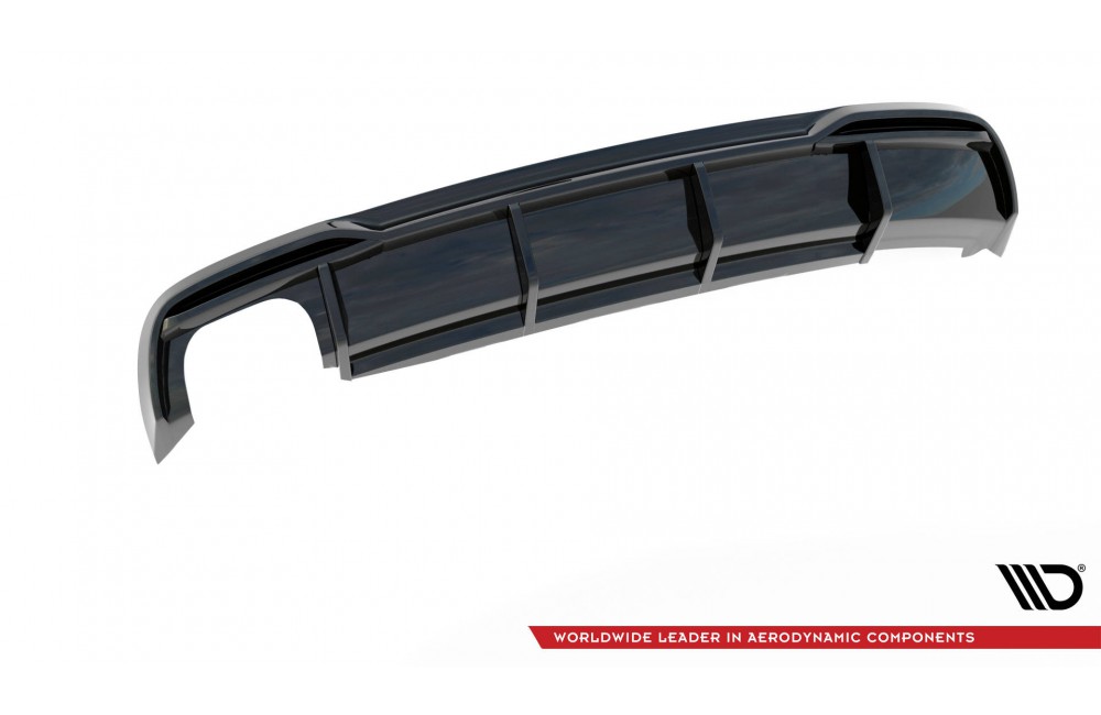 Rear Valance Audi A5 8T Facelift (Version with dual exhausts on one side)