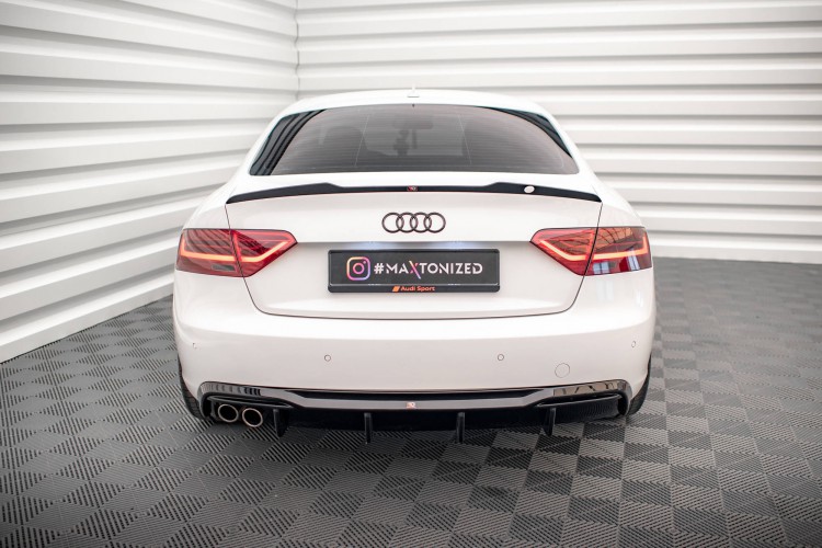 Πίσω valance Audi A5 Coupe 8T Facelift (Έκδοση με διπλές εξατμίσεις από τη μία πλευρά)