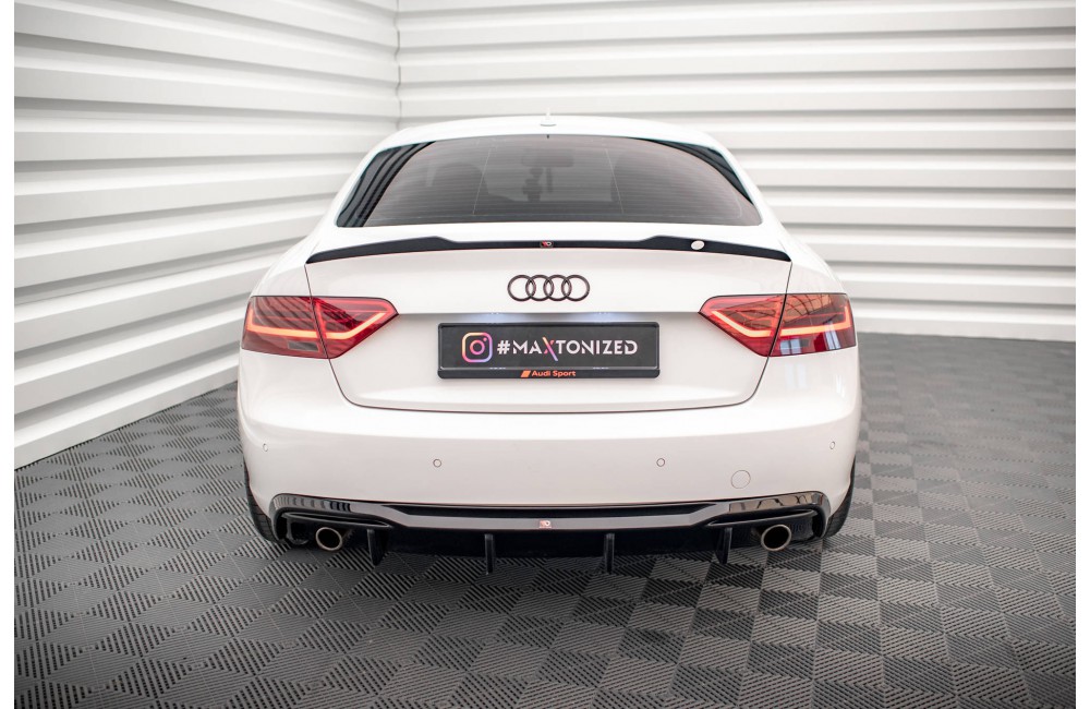 Rear Valance Audi A5 8T Facelift (Version with single exhausts on both sides)