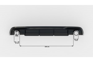 Rear Valance Audi A5 8T Facelift (Version with single exhausts on both sides)