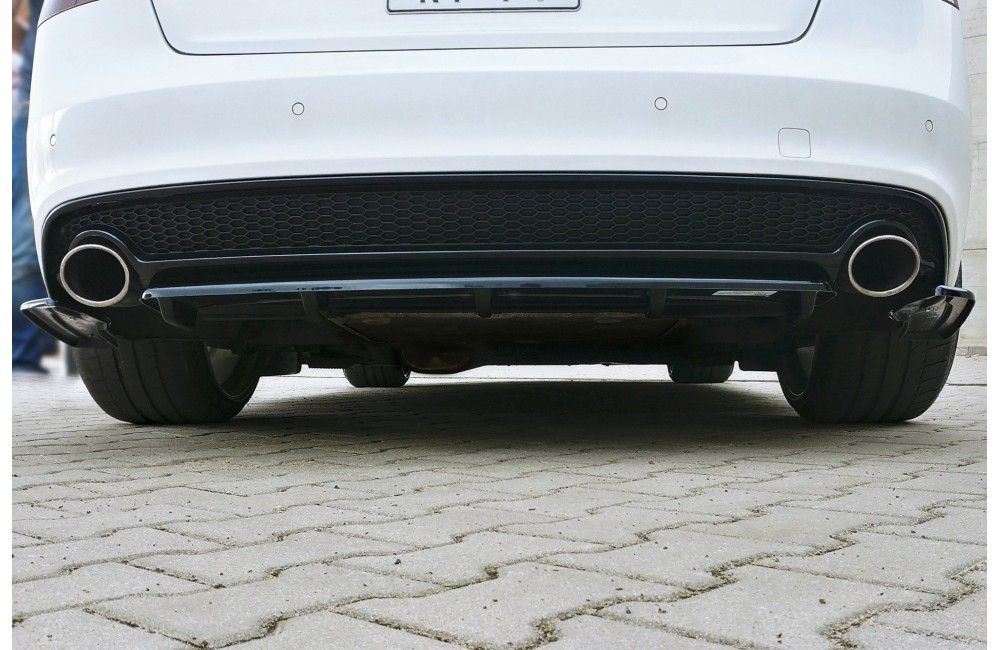 Rear Splitter AUDI A5 S-LINE FACELIFT (with a vertical bar)