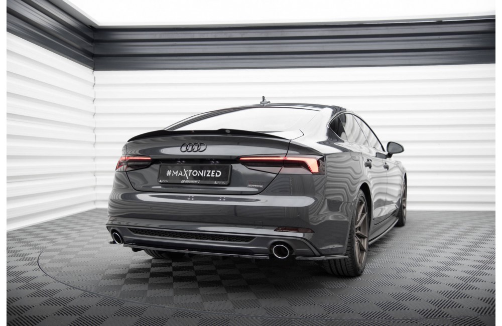 Rear Splitter Audi A5 S-Line F5 Coupe / Sportback (with vertical bars)