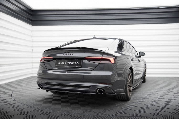 Πίσω Splitter Audi A5 S-Line F5 Coupe / Sportback (με κατακόρυφες ράβδους)
