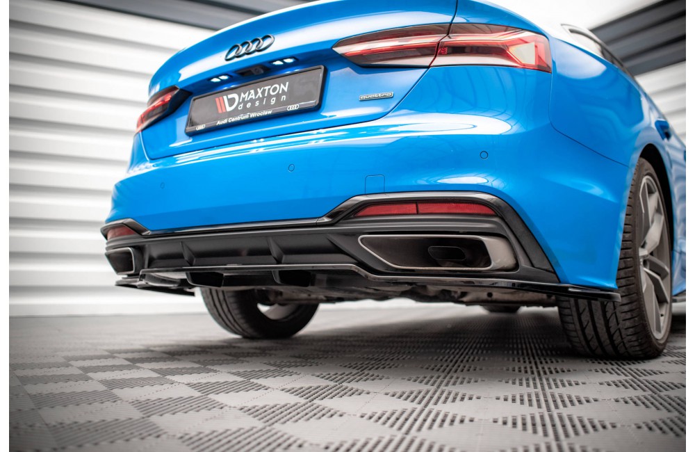 Rear Splitter (with vertical bars) Audi A5 S-Line F5 Facelift
