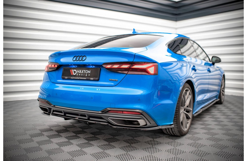 Rear Splitter (with vertical bars) Audi A5 S-Line F5 Facelift