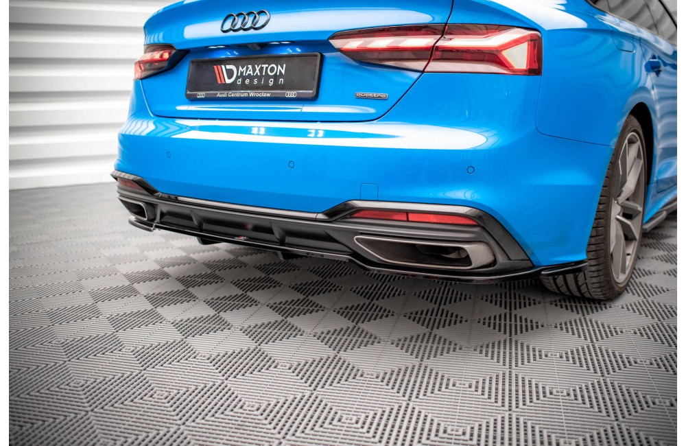Rear Splitter (with vertical bars) Audi A5 S-Line F5 Facelift