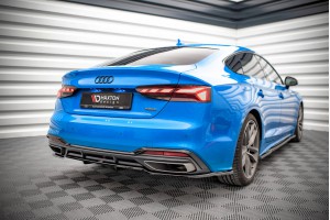 Rear Splitter (with vertical bars) Audi A5 S-Line F5 Facelift