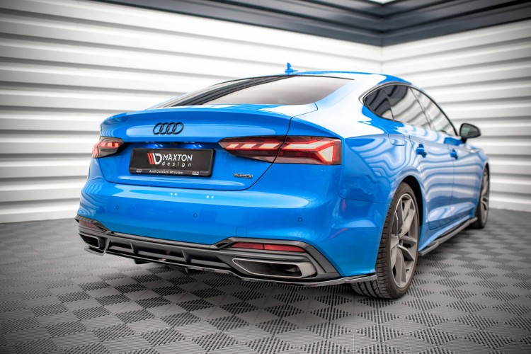 Πίσω Splitter (με κάθετες ράβδους) Audi A5 S-Line F5 Facelift