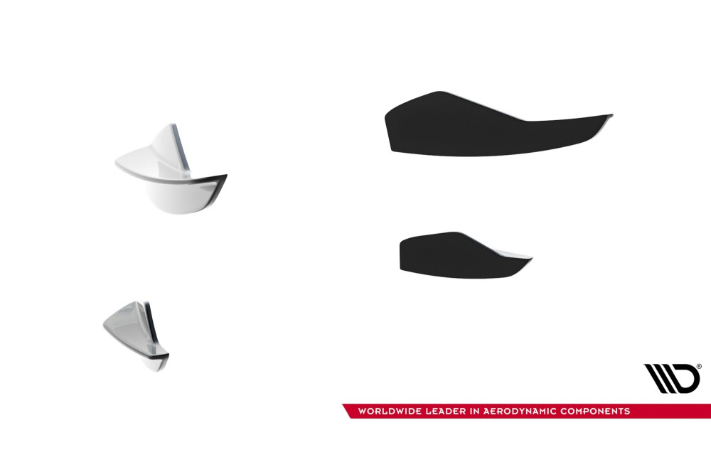 Front Bumper Wings (Canards) Audi A5 S-Line / S5 Sedan / Avant B10