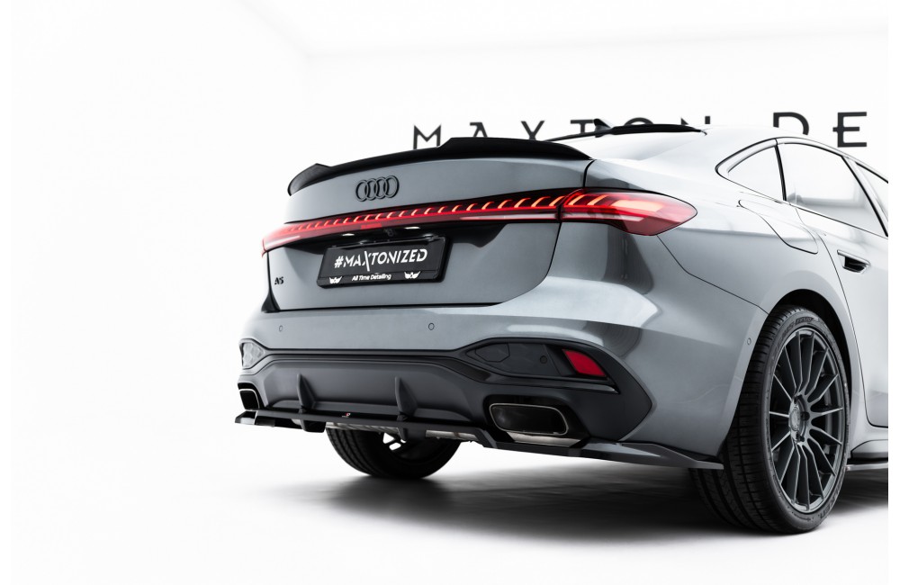 Rear Splitter (with vertical bars) Audi A5 S-Line Sedan / Avant B10