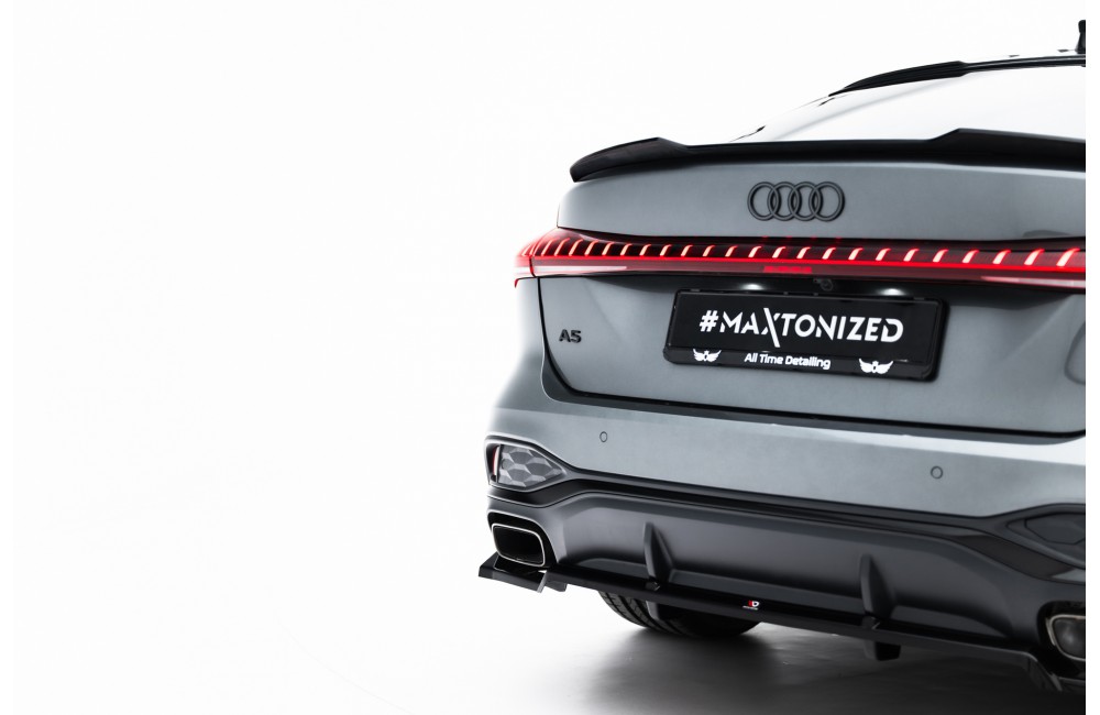 Rear Splitter (with vertical bars) Audi A5 S-Line Sedan / Avant B10