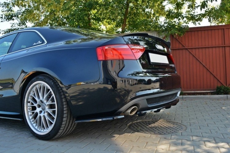 Πίσω Splitter Audi A5 Coupe / Sportback S-Line 8T (με κάθετο μπαρ)