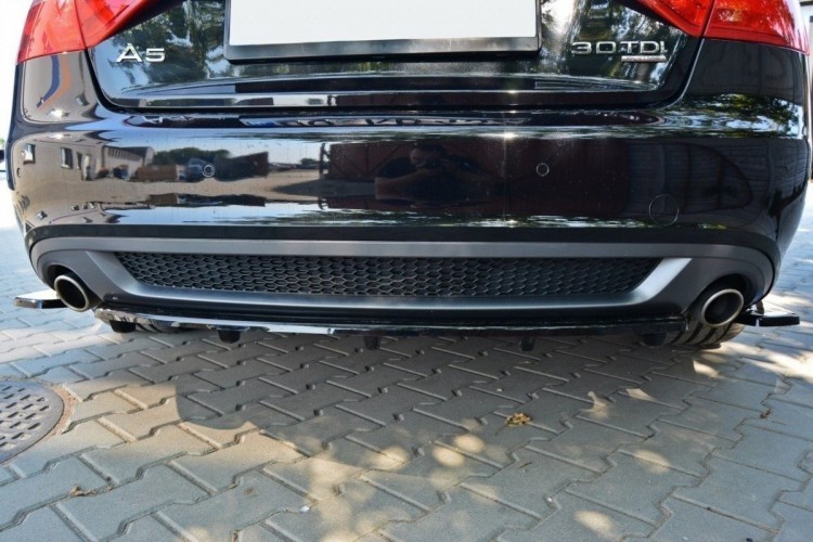 Πίσω Splitter Audi A5 Coupe / Sportback S-Line 8T (με κάθετο μπαρ)