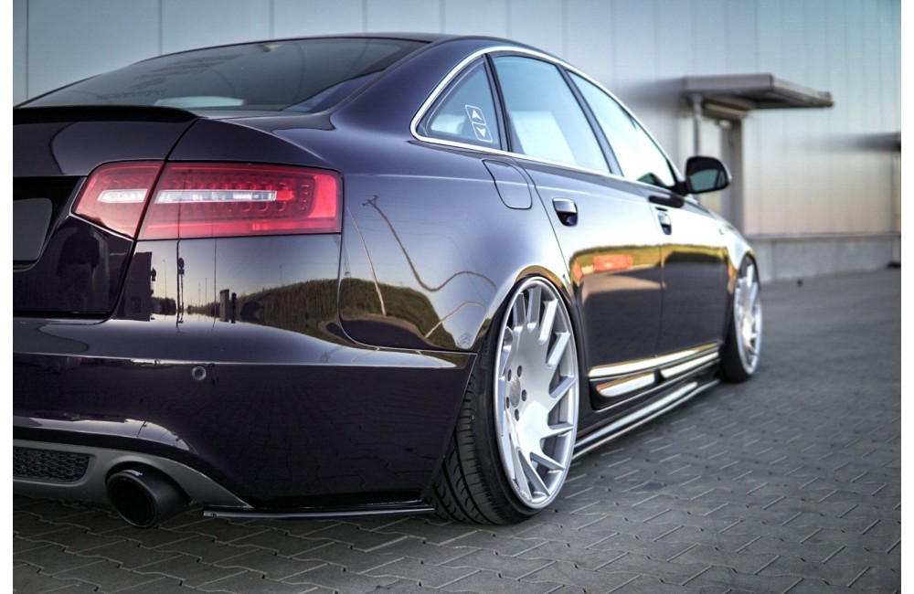 Rear Side Splitters Audi A6 S-Line C6 / C6 FL Sedan / Avant