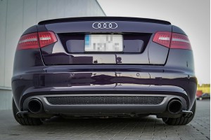 Rear Side Splitters Audi A6 S-Line C6 / C6 FL Sedan / Avant