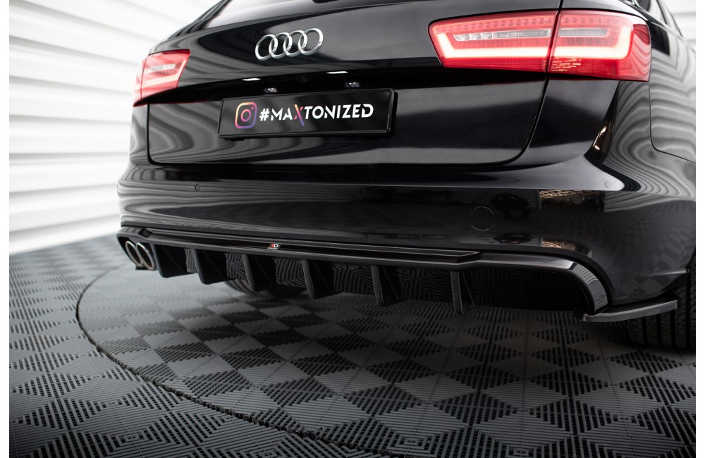 Rear Valance Audi A6 Sedan / Avant C7 (Single side dual exhaust version)