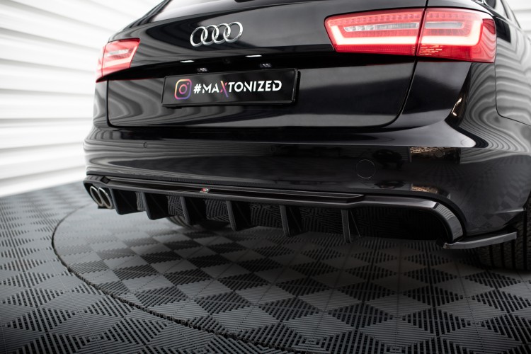 Πίσω Valance Audi A6 Sedan / Avant C7 (Έκδοση με μονή πλευρική διπλή εξατμίση)