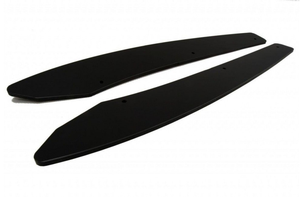 Rear Diffuser & Rear Side Splitters Audi A6 S-Line C7 (exhaust 1x2)