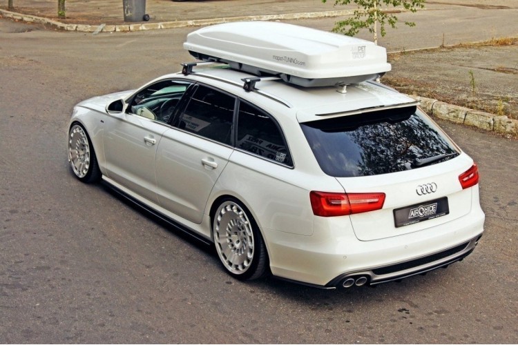 Πίσω Splitter AUDI A6 C7 S-LINE AVANT